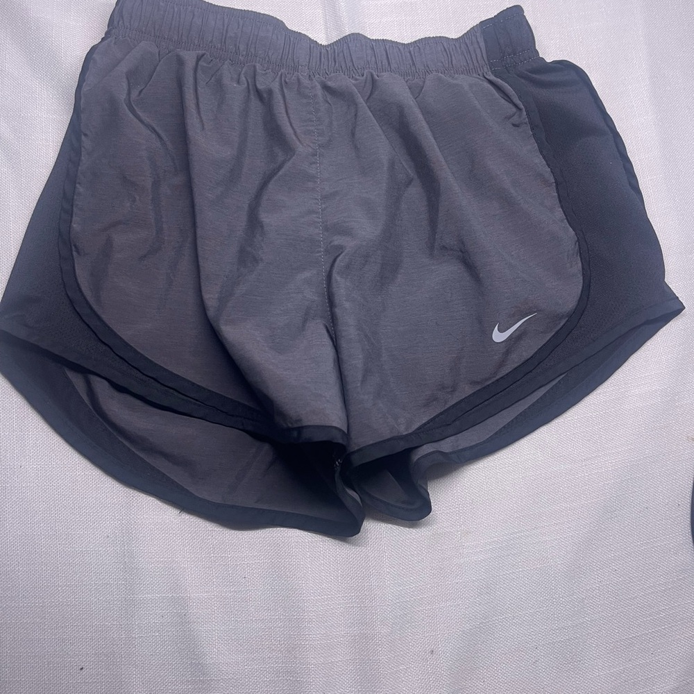 Nike Dri-FIT Charcoal and Black Shorts